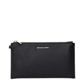 Michael Kors Black Leather Clutch Bag